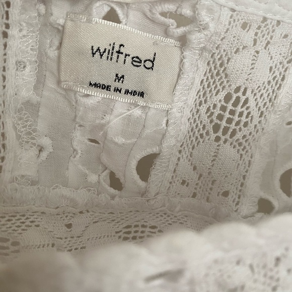 Wilfred - eyelet puff sleeve top (small) - Picture 4 of 6